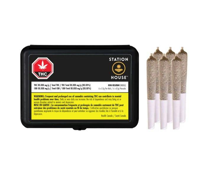 OG Kush Pre-Roll 6x0.5g Pre-Rolls