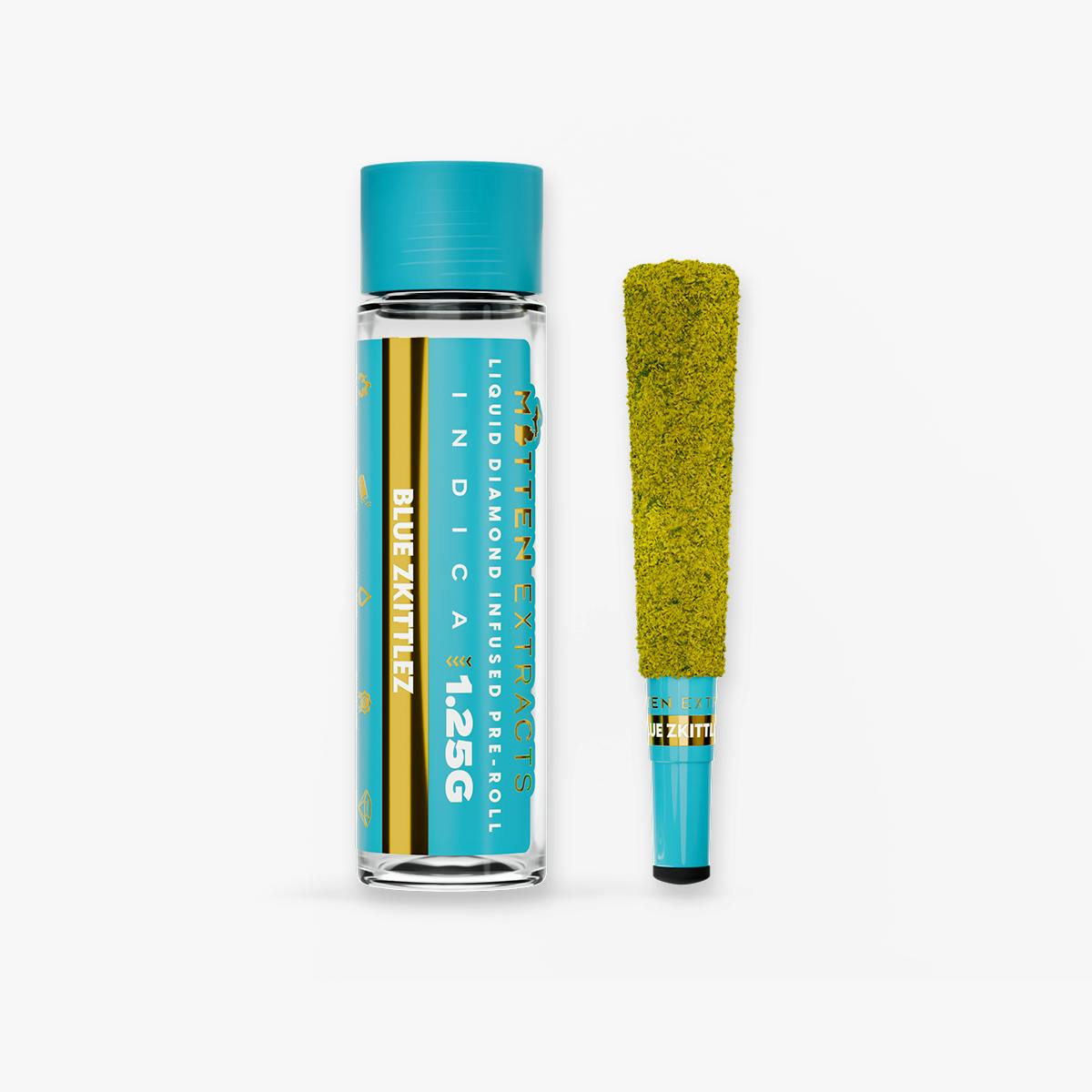 Mitten Extracts | Blue Zkittlez | Infused Joint | 1.25g by Mitten Extracts