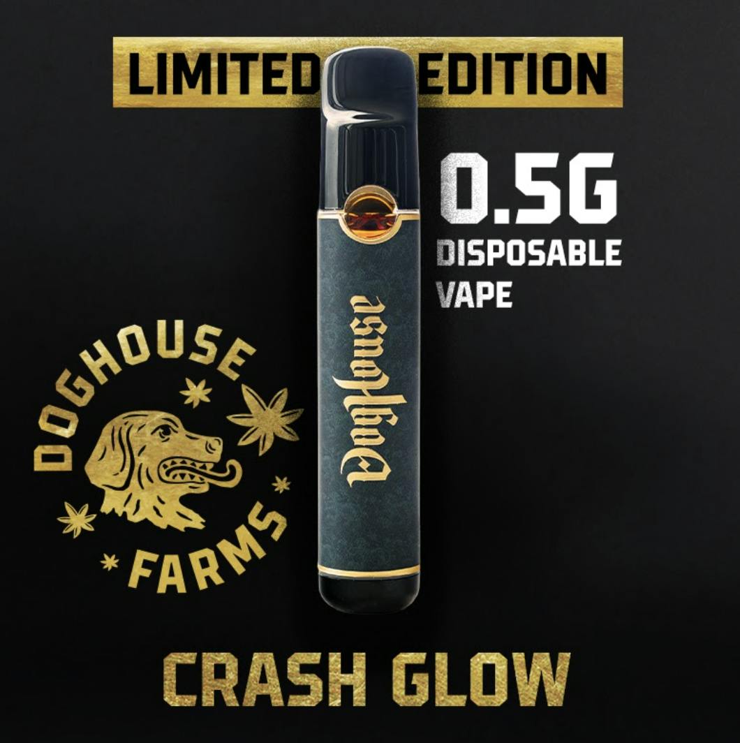Crash Glow - 0.5g Disposable - Indica by DogHouse Farms