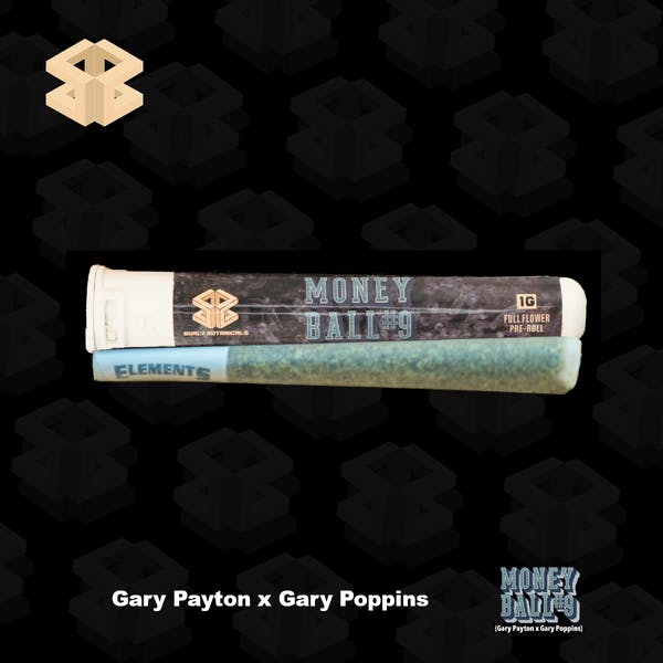 Burly Botanicals | Money Ball #9 | 1g Full Flower Pre-Roll