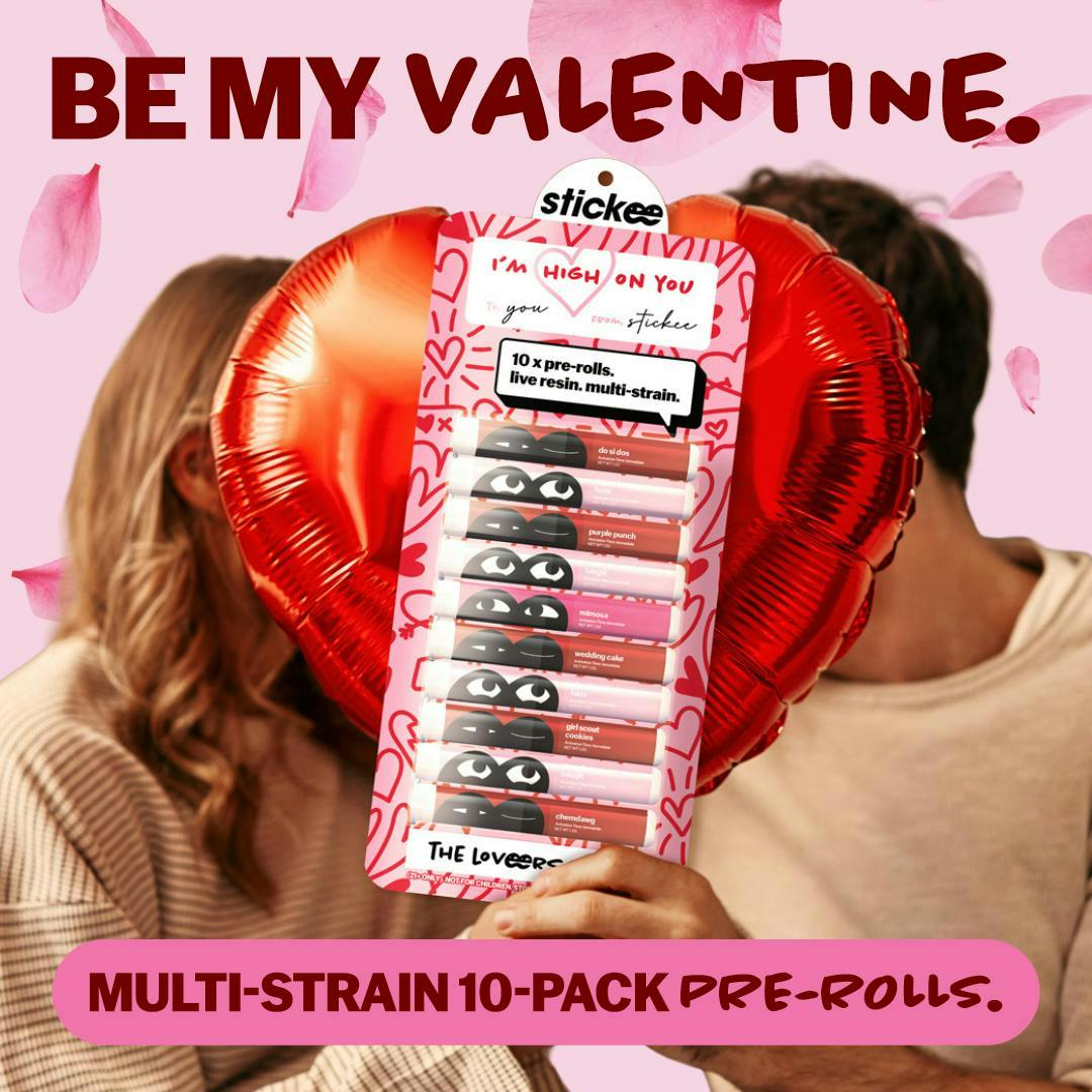 Valentines Multi-Strain | Infused Joints | 1.2G each | 10pk by Stickee