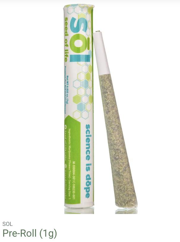 Seed of Life Labs - Ken's OG Pre-Roll 1g by Seed of Life Labs