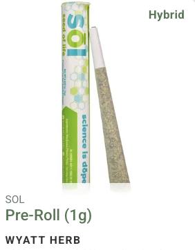 Seed of Life Labs - Wyatt Herb Pre-Roll 1g