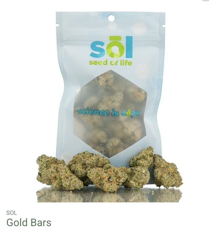 Seed of Life Labs - Gold Bars Deli Style Flower