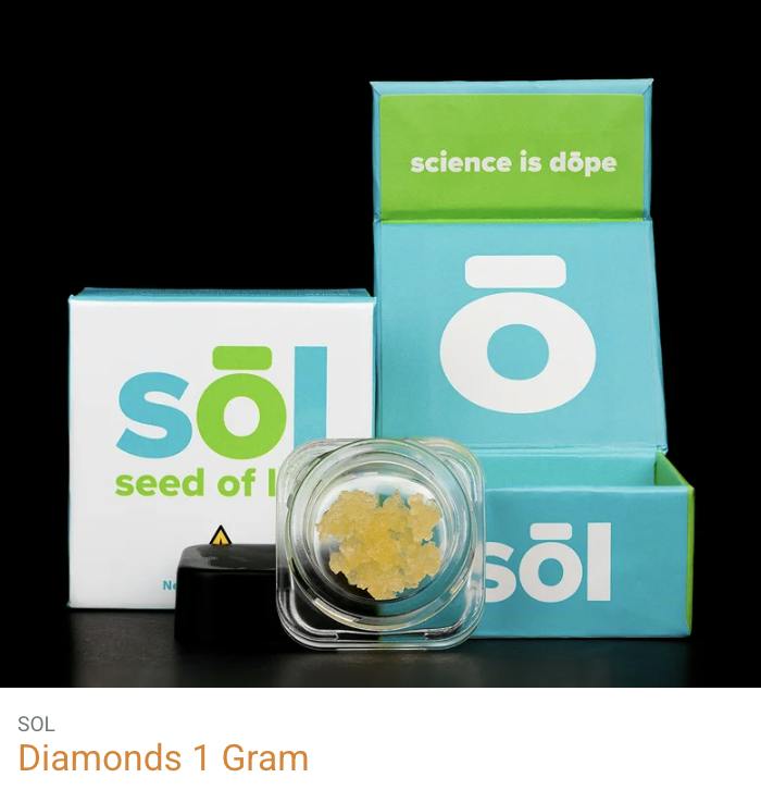 Seed of Life Labs - SOL Diamonds Concentrate 1g