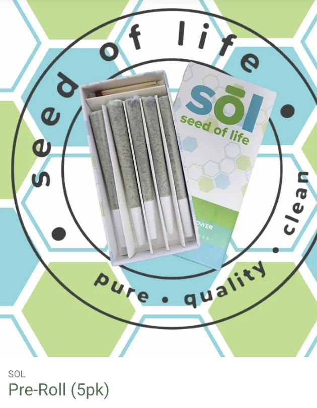 Seed of Life Labs - Ken's OG Pre-Roll 1g 5pk by Seed of Life Labs