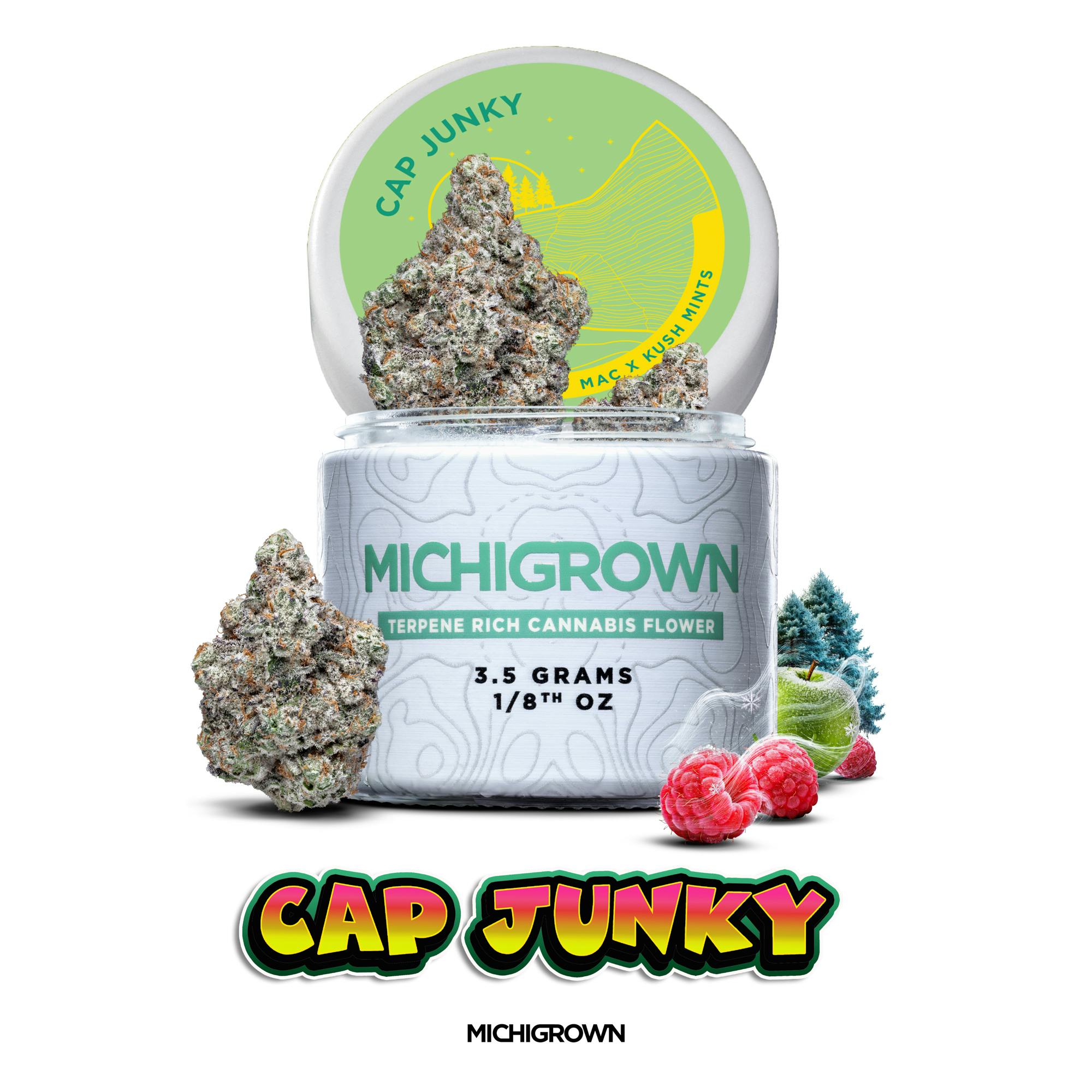 CAP JUNKY - 3.5 GRAMS - PREMIUM FLOWER - JARS by MICHIGROWN