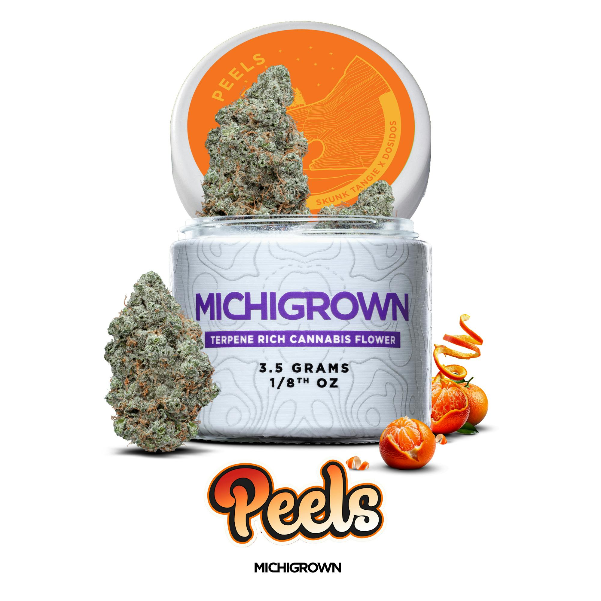 PEELS - 3.5 GRAMS - PREMIUM FLOWER - JARS by MICHIGROWN
