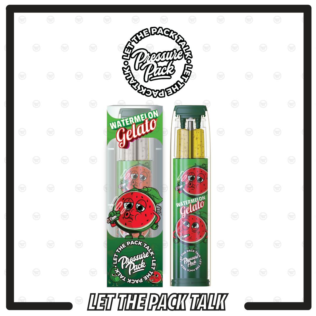 Pressure Pack Watermelon Gelato Distillate Vape 2G by Pressure Pack