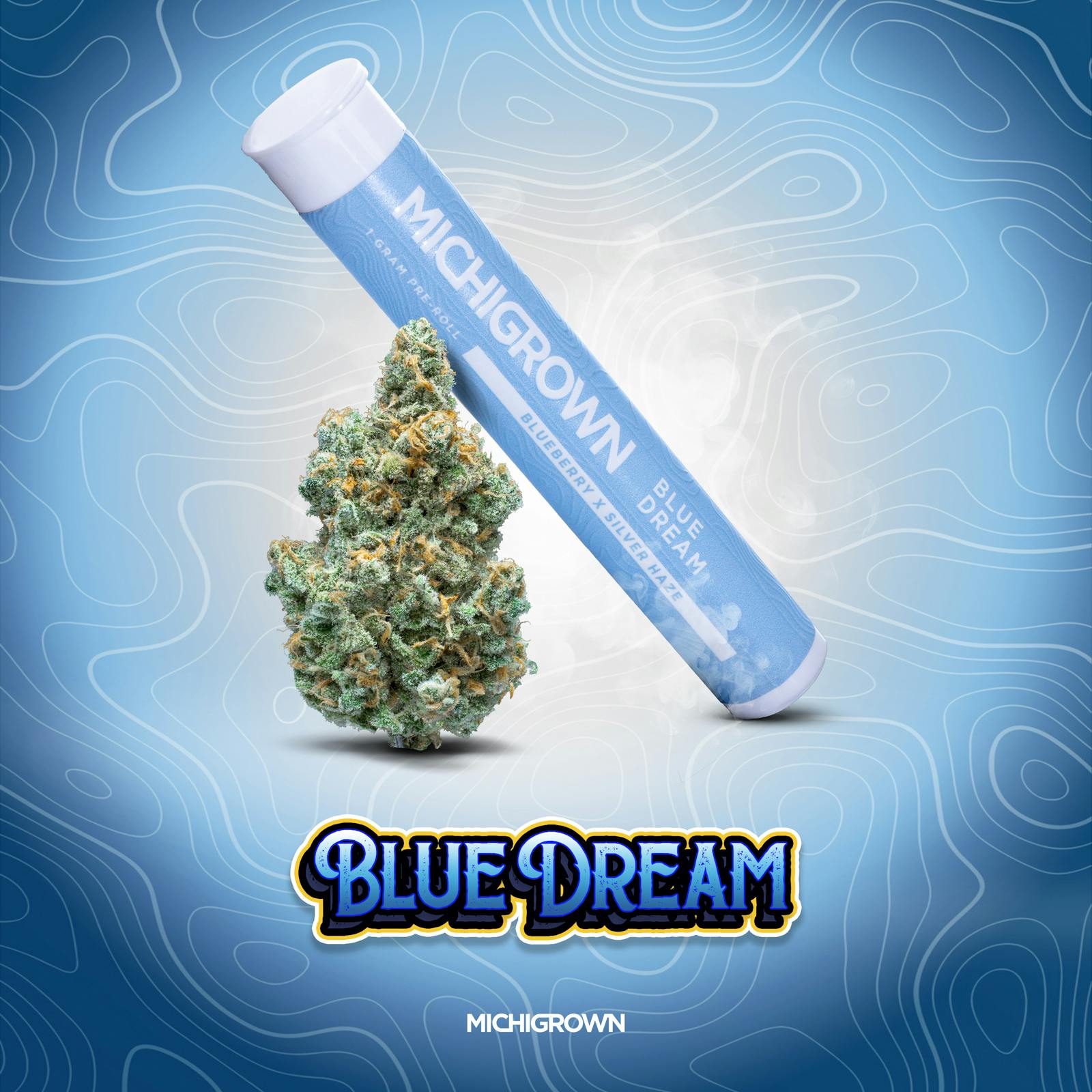 BLUE DREAM - 1 GRAM PREMUIM PRE ROLL