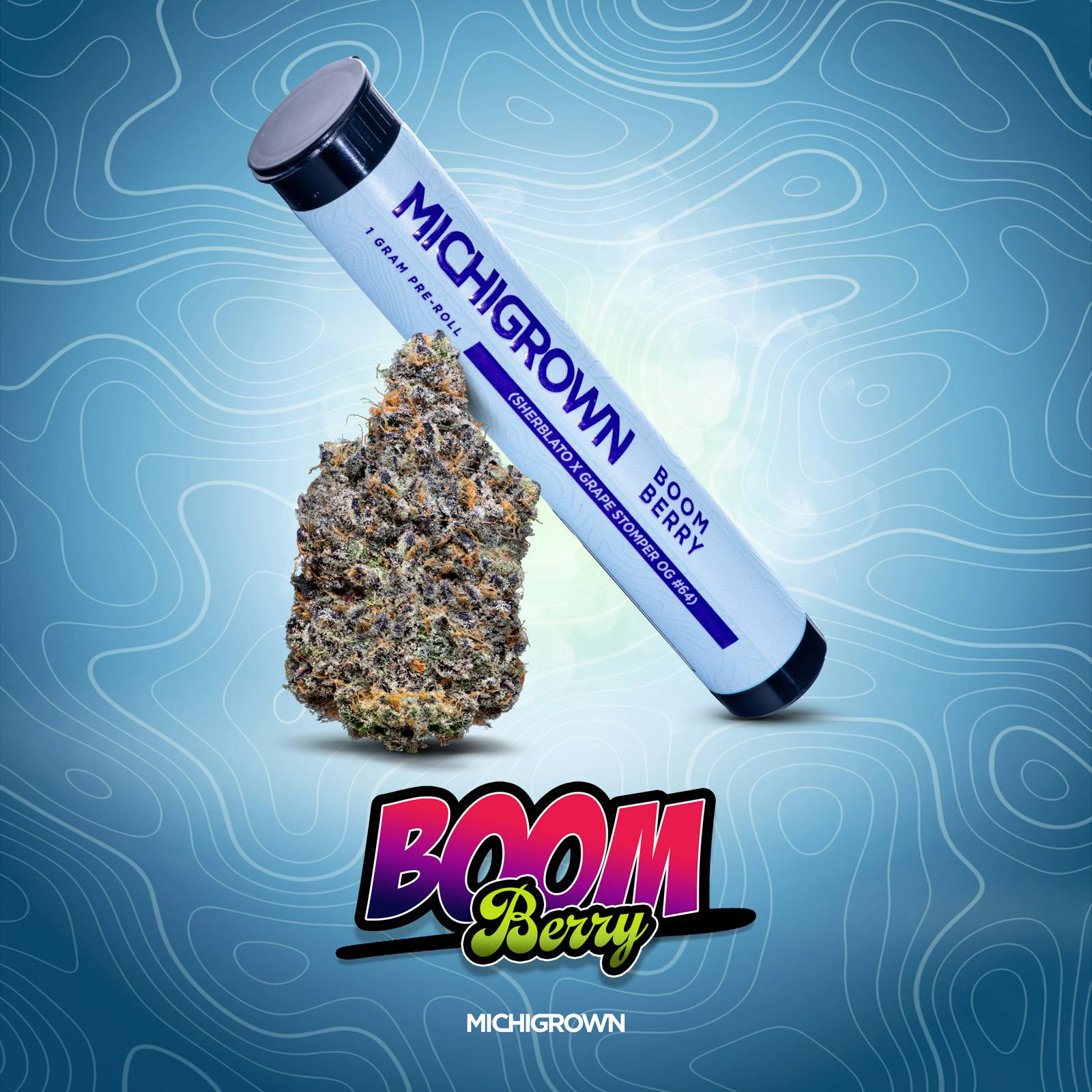 BOOM BERRY - 1 GRAM PREMUIM PRE ROLL - MICHIGROWN