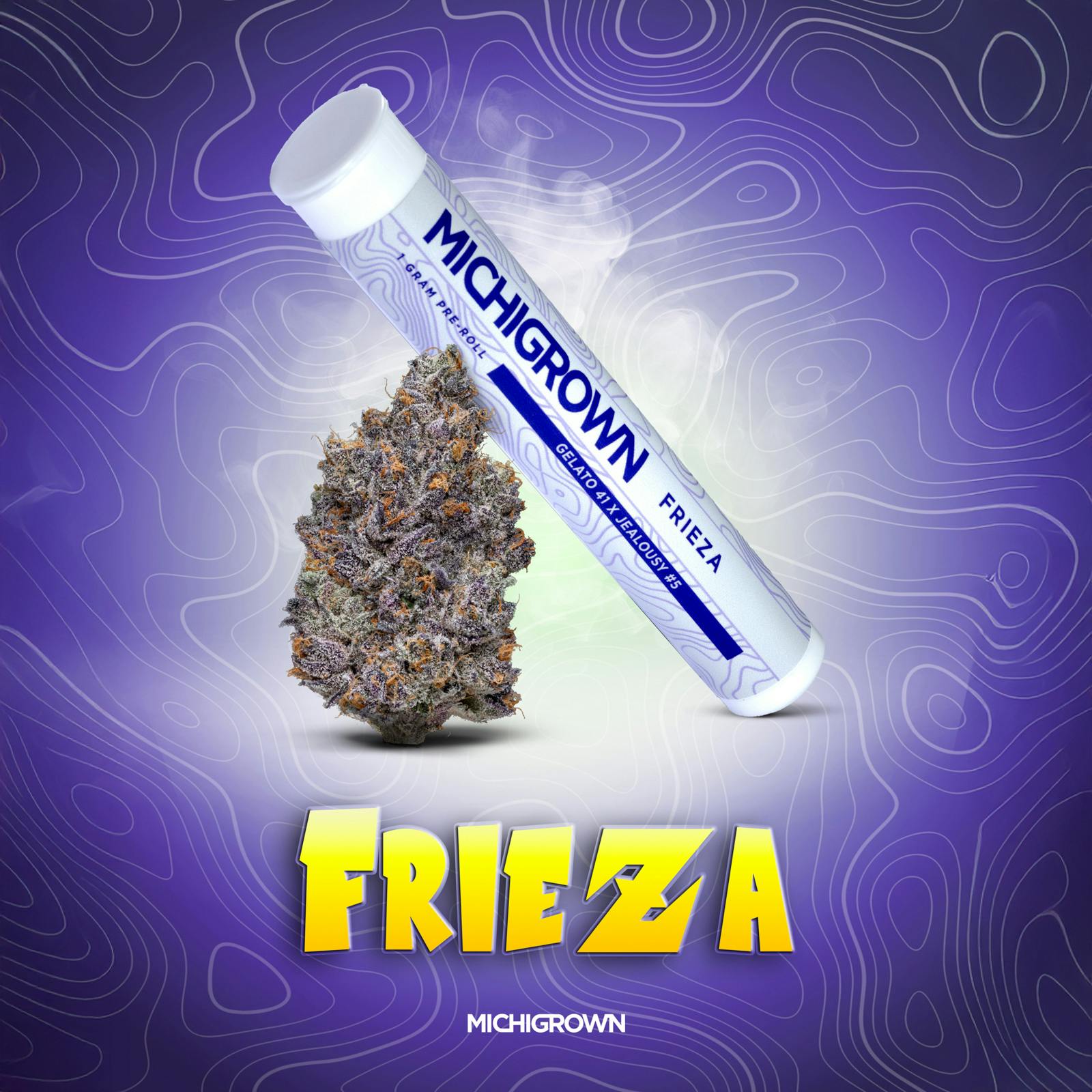 FRIEZA- 1 GRAM PREMUIM PRE ROLL by MICHIGROWN