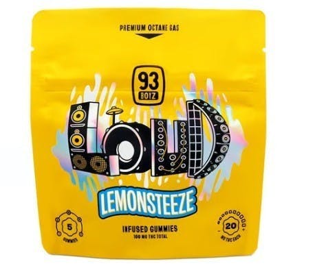 Lemonsteeze – Gummies – 5pk – 100mg