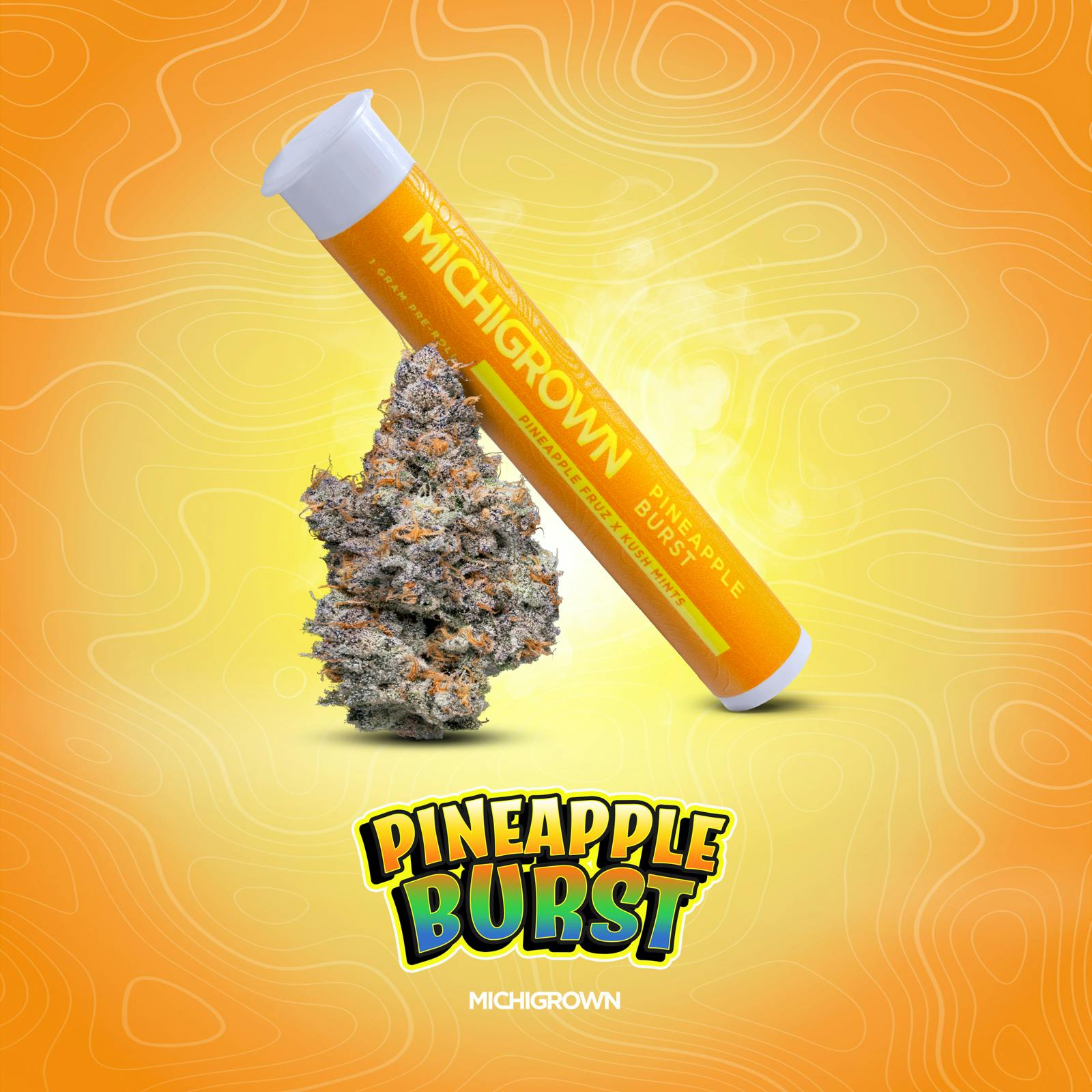PINEAPPLE BURST - 1 GRAM PREMUIM PRE ROLL