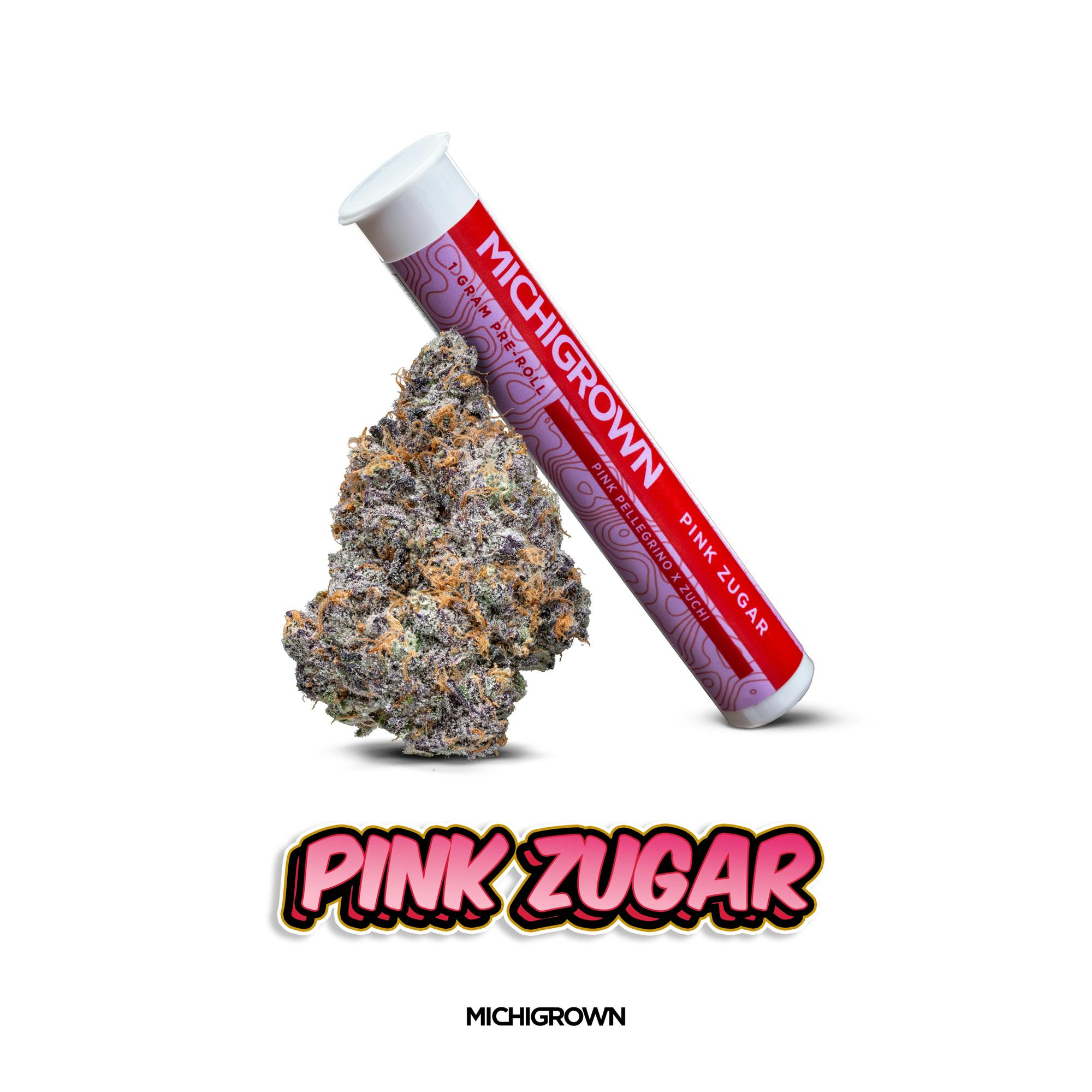 PINK ZUGAR - 1 GRAM PREMUIM PRE ROLL by MICHIGROWN