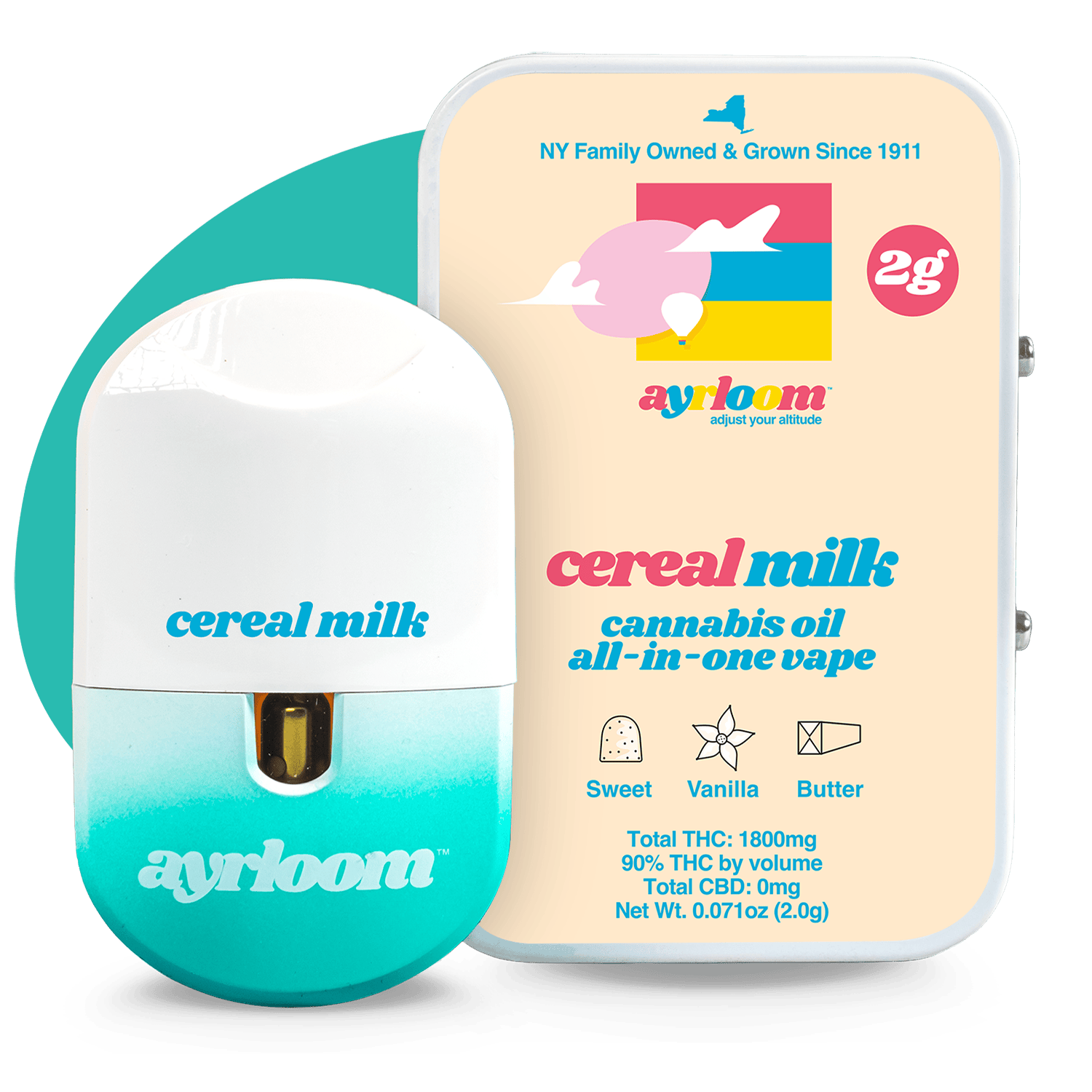 ayrloom | Cereal Milk | AIO | 2g by Ayrloom