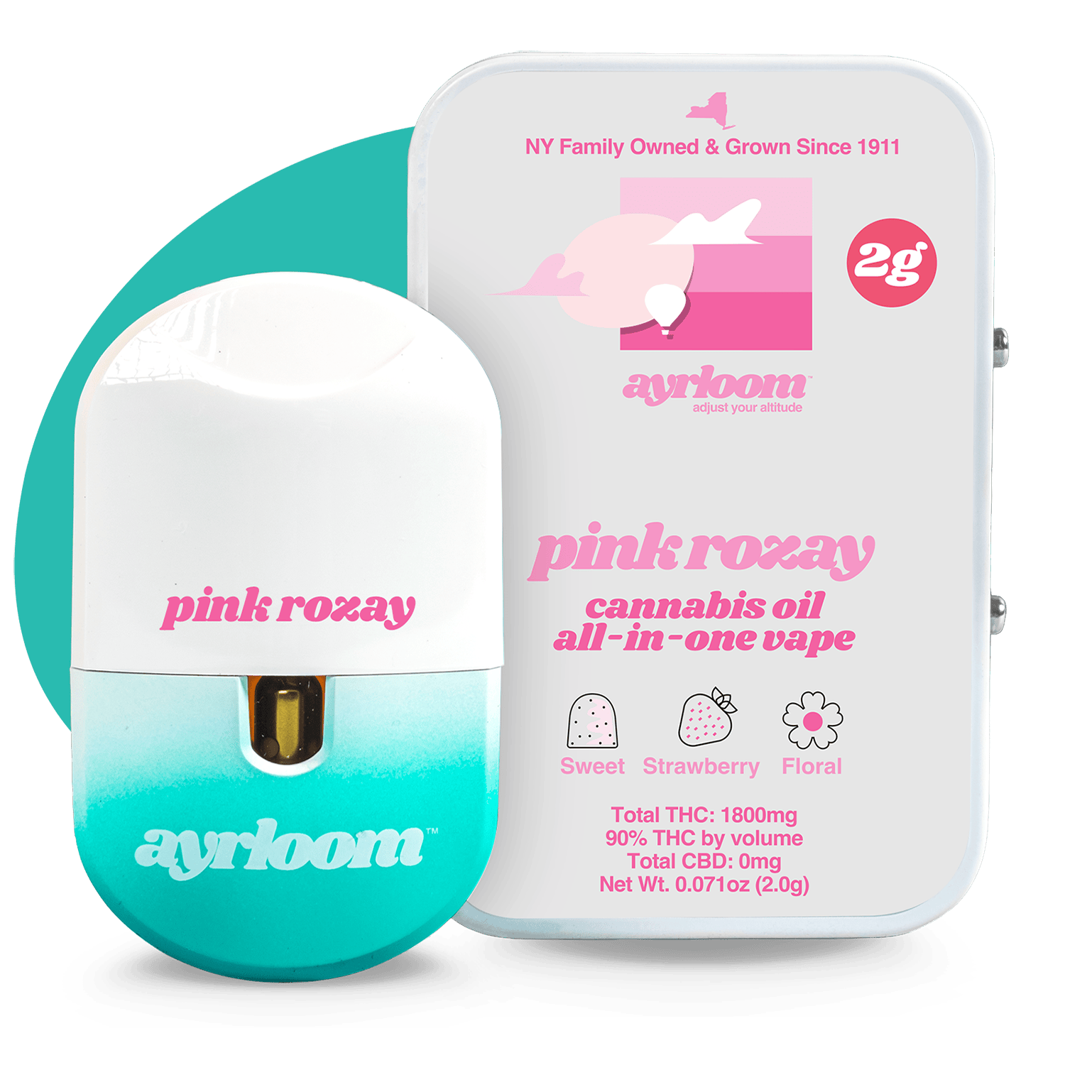 ayrloom | Pink Rozay | AIO | 2g by Ayrloom