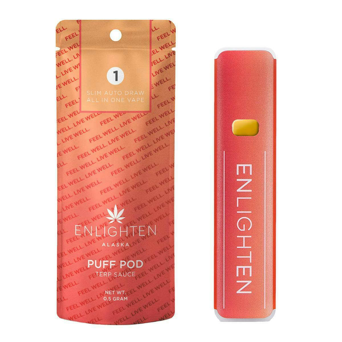 Hooch Guzzler Terp Sauce Puff Pod - .5g