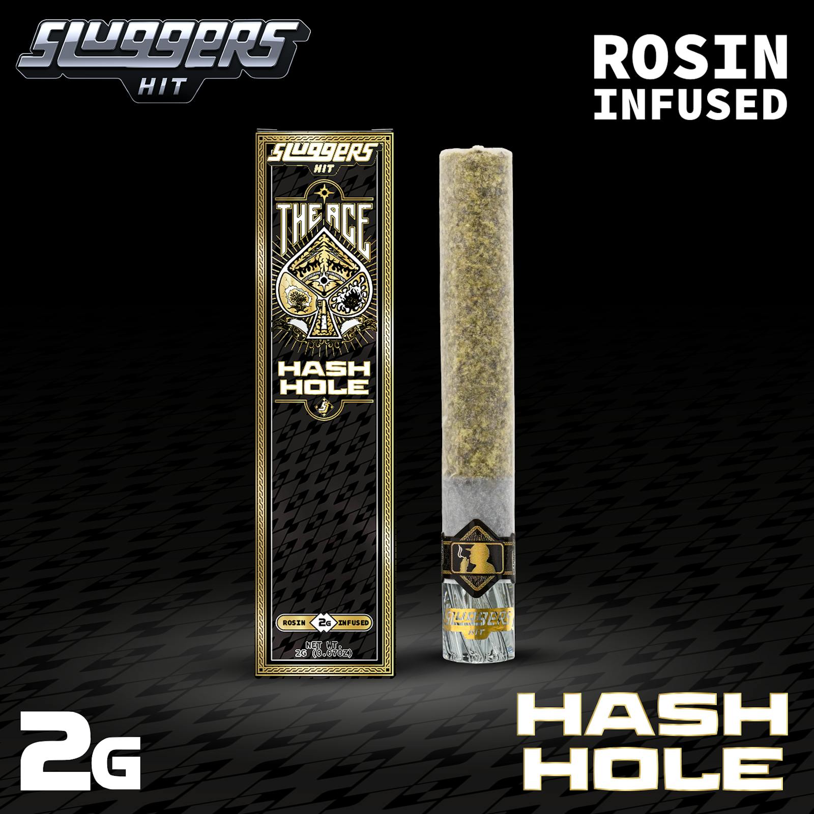 Sluggers - Hash Hole - 2g - Sativa - Euphoria X Hurricane SZN pre-roll