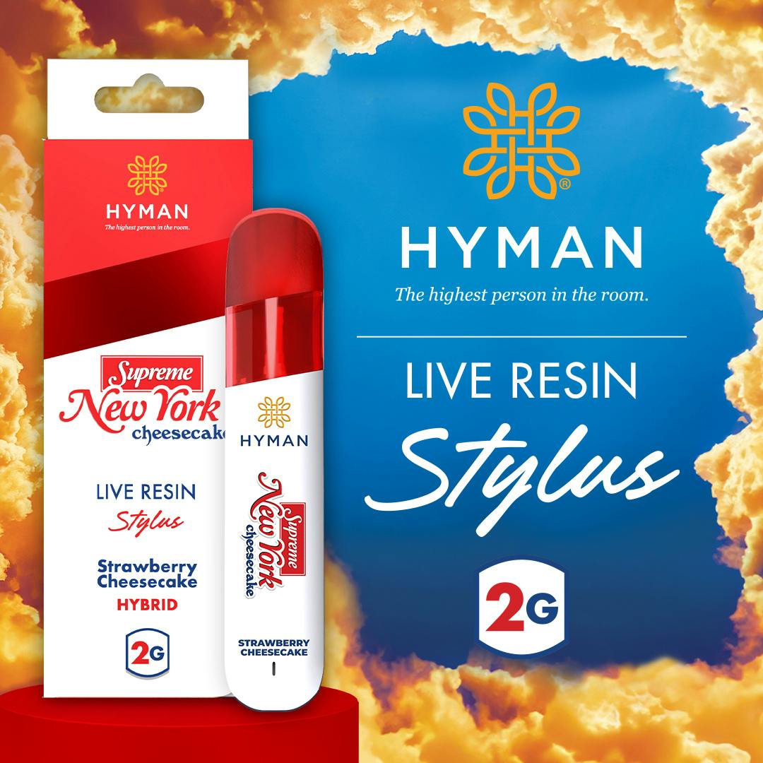 New York Cheesecake | 2G Live Resin Disposable | HYMAN | REC