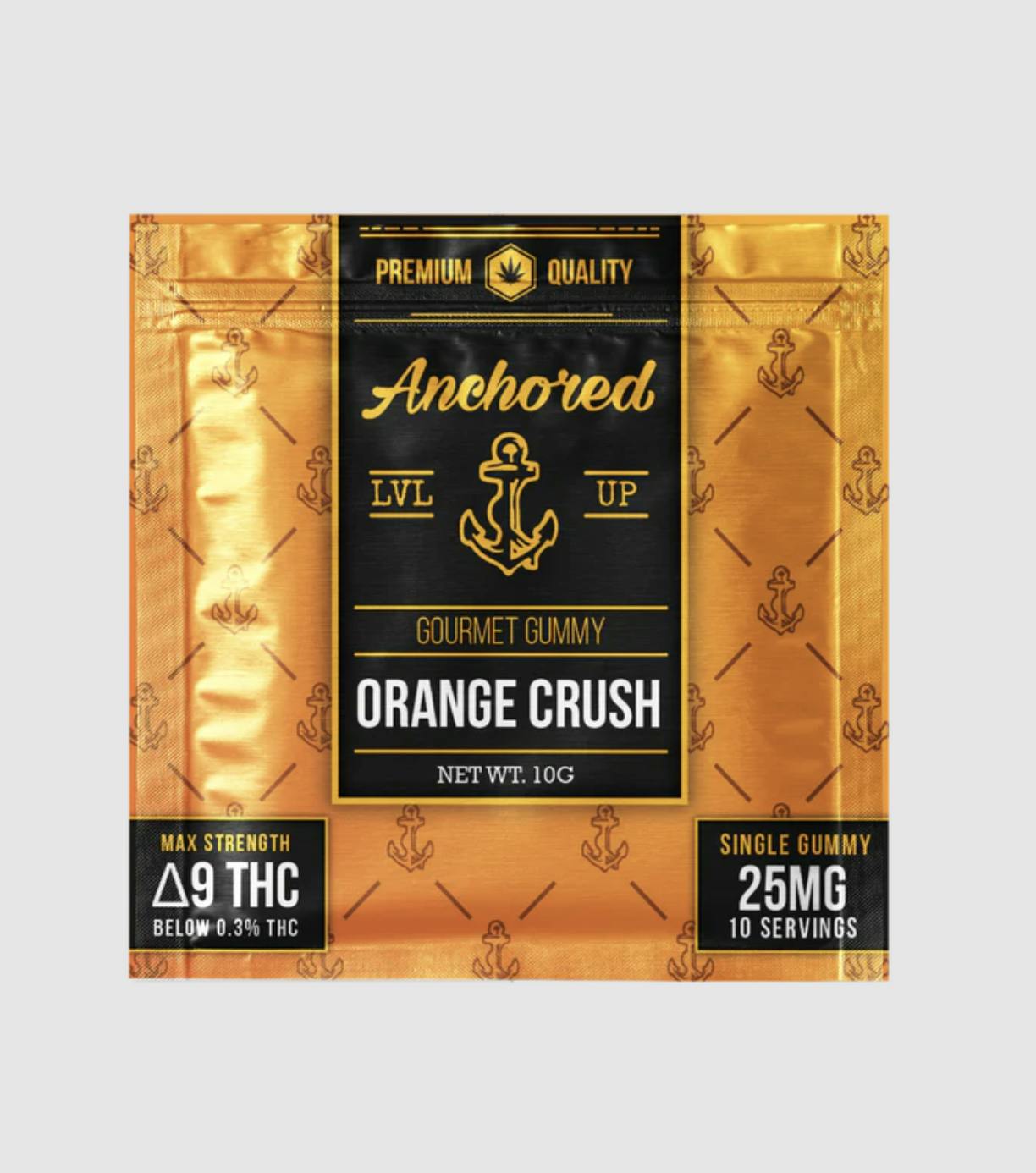 Anchored | Orange Crush | Single Gummy | 25mg