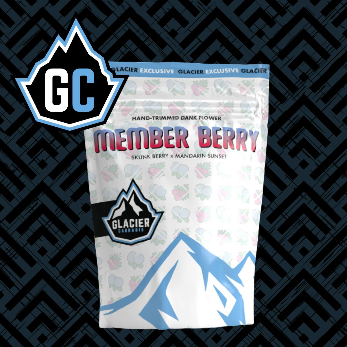 Glacier Cannabis | Member Berry | Prepacked Flower | 3.5g