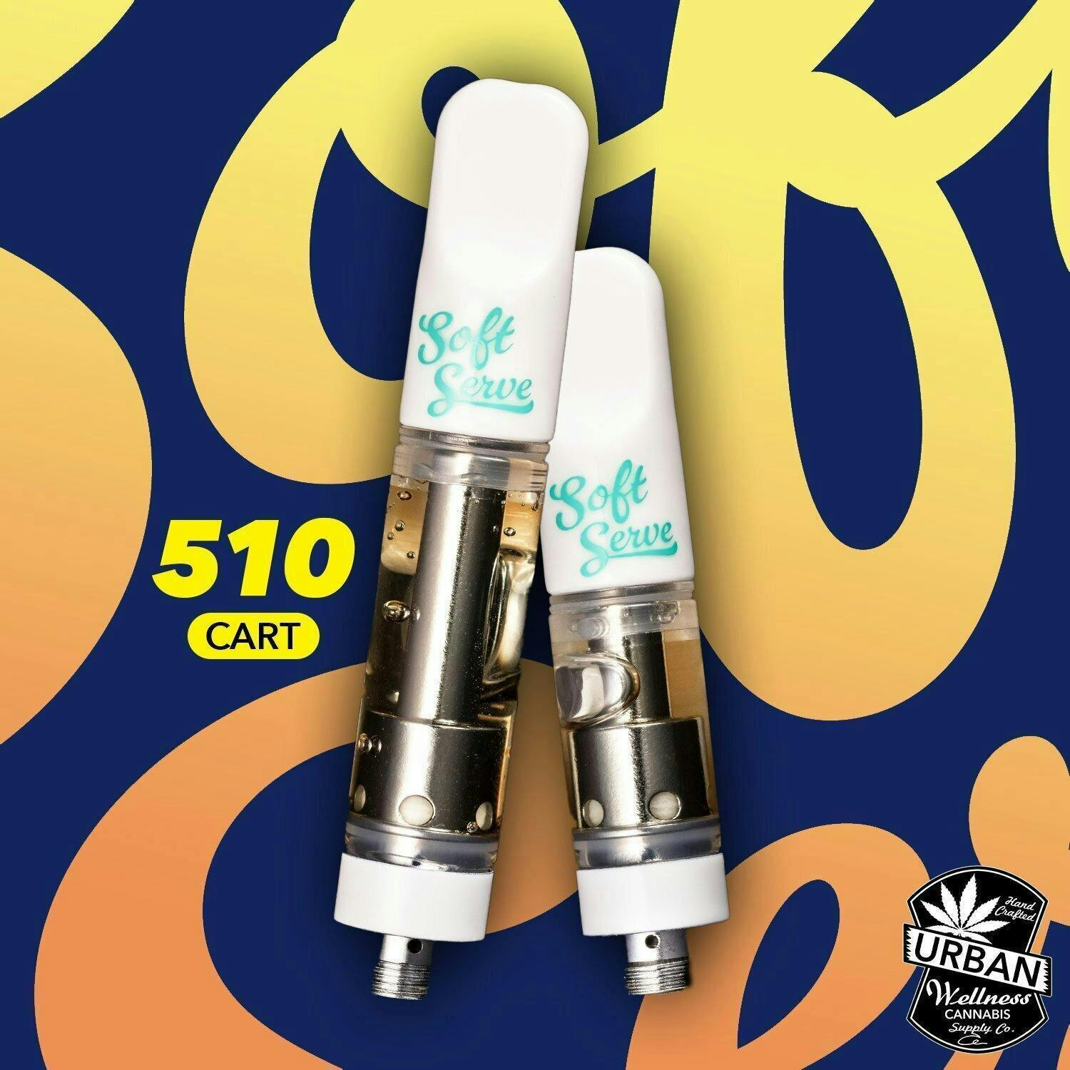 Soft Serve | Peach Rings - Cartridge 0.5g at Urban Wellness Cannabis Dispensary - Taos