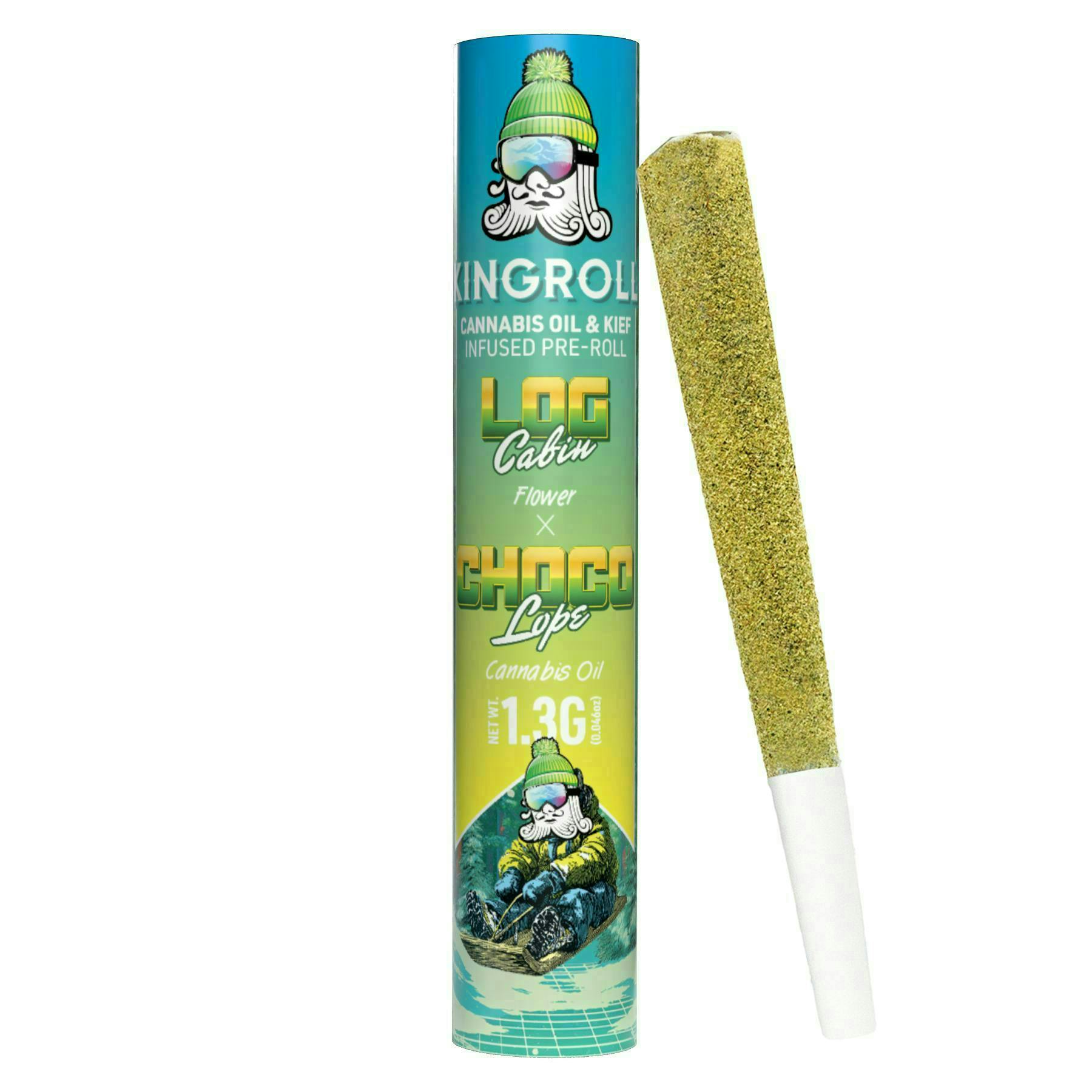 Kingroll Limited Edition | Log Cabin x Chocolope | Infused Joint | 1.3g by Kingroll