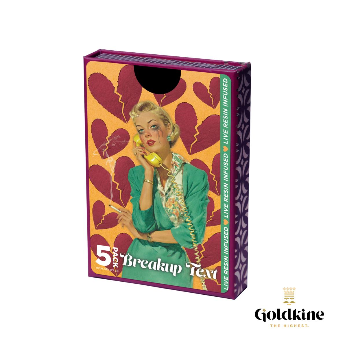 Goldkine 5-Pack Infused | Breakup Text by Goldkine