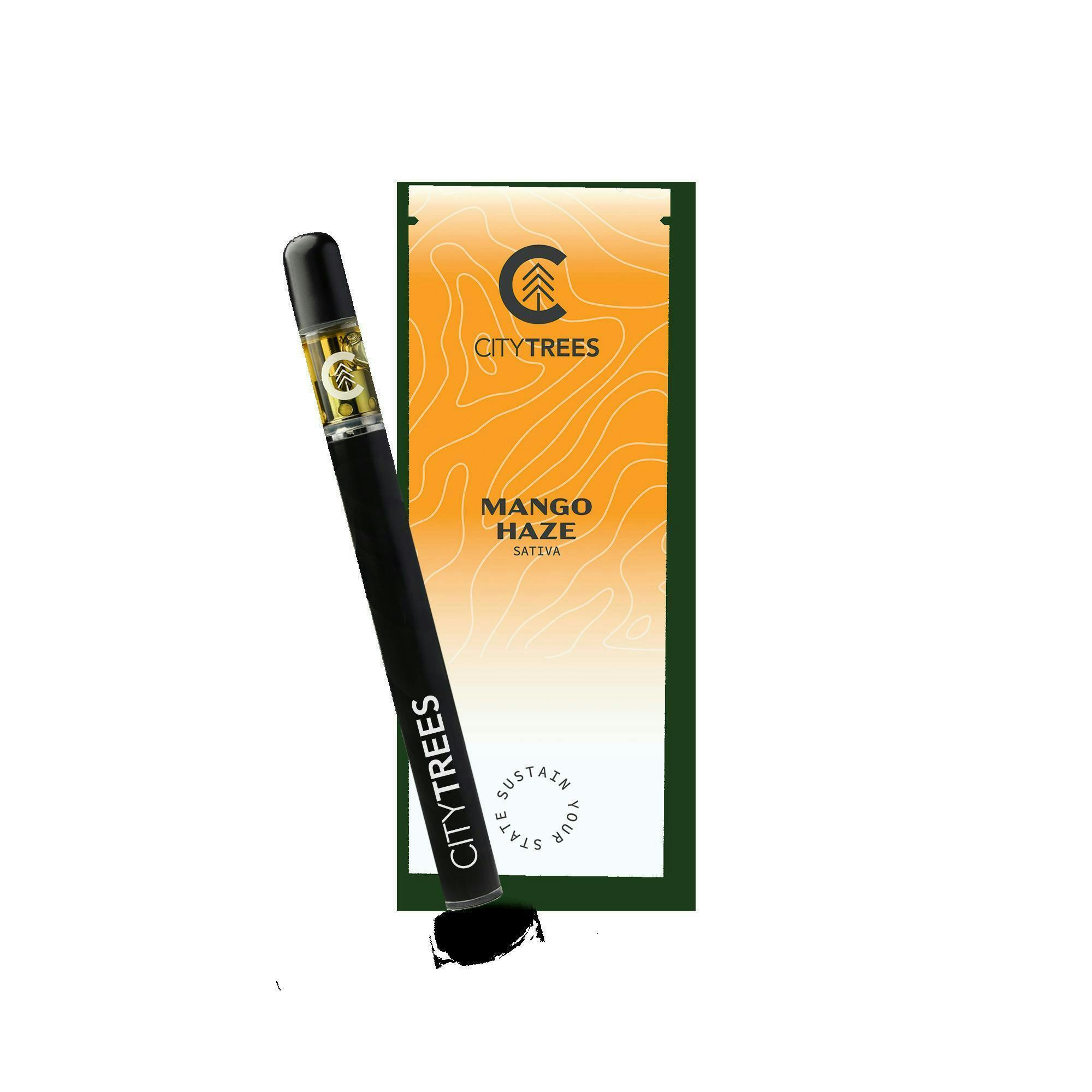 City Trees 1g Mango Haze Disposable Vape by City Trees