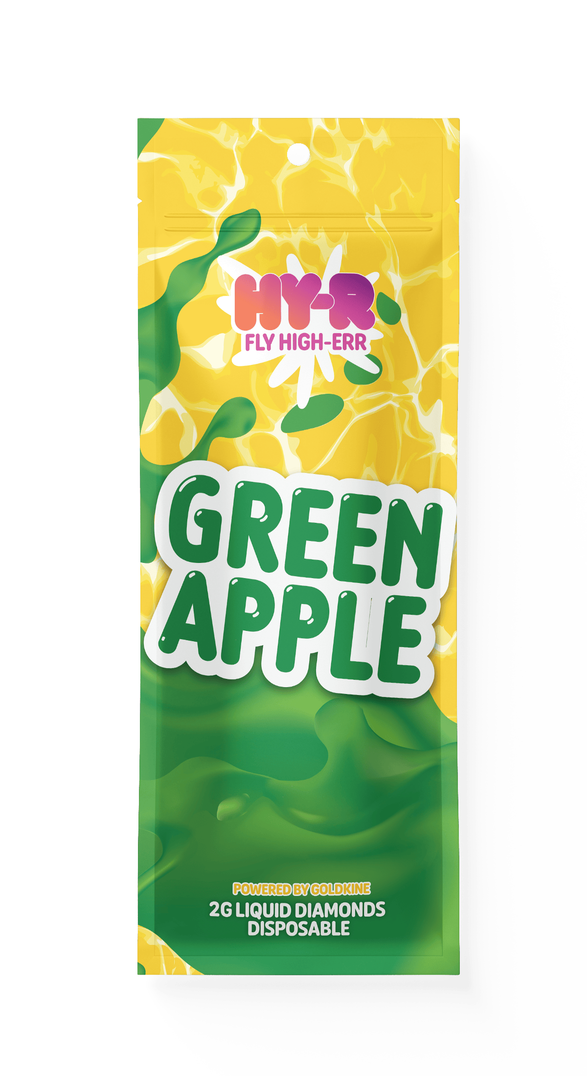 Hy-R Liquid Diamonds 2G Vape | Green Apple by Goldkine