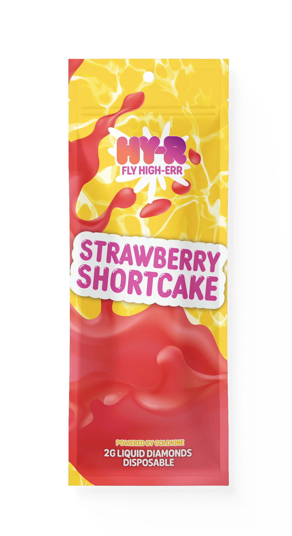 Hy-R Liquid Diamonds 2G Vape | Strawberry Shortcake by Goldkine