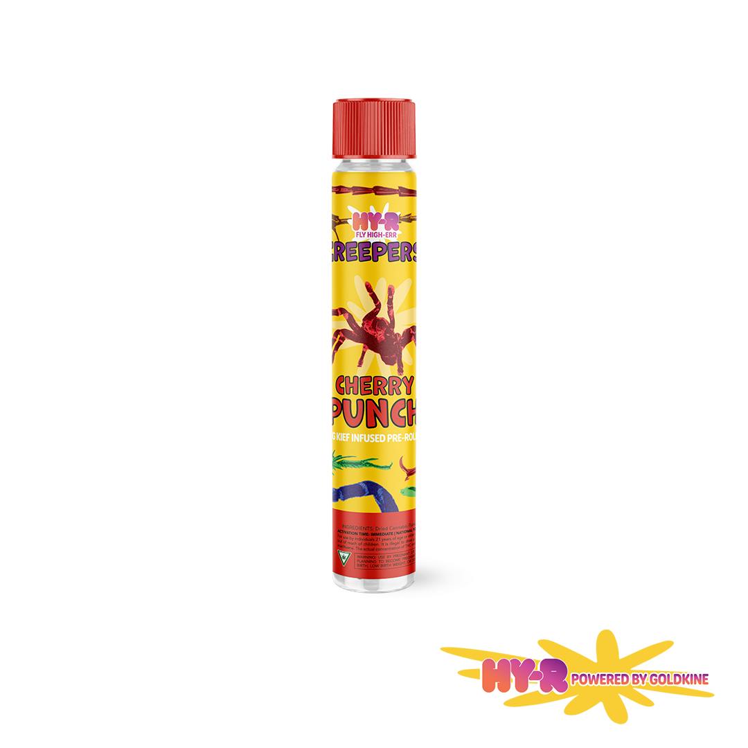 Hy-R Creepers 1G Infused Pre Roll | Cherry Punch by Goldkine