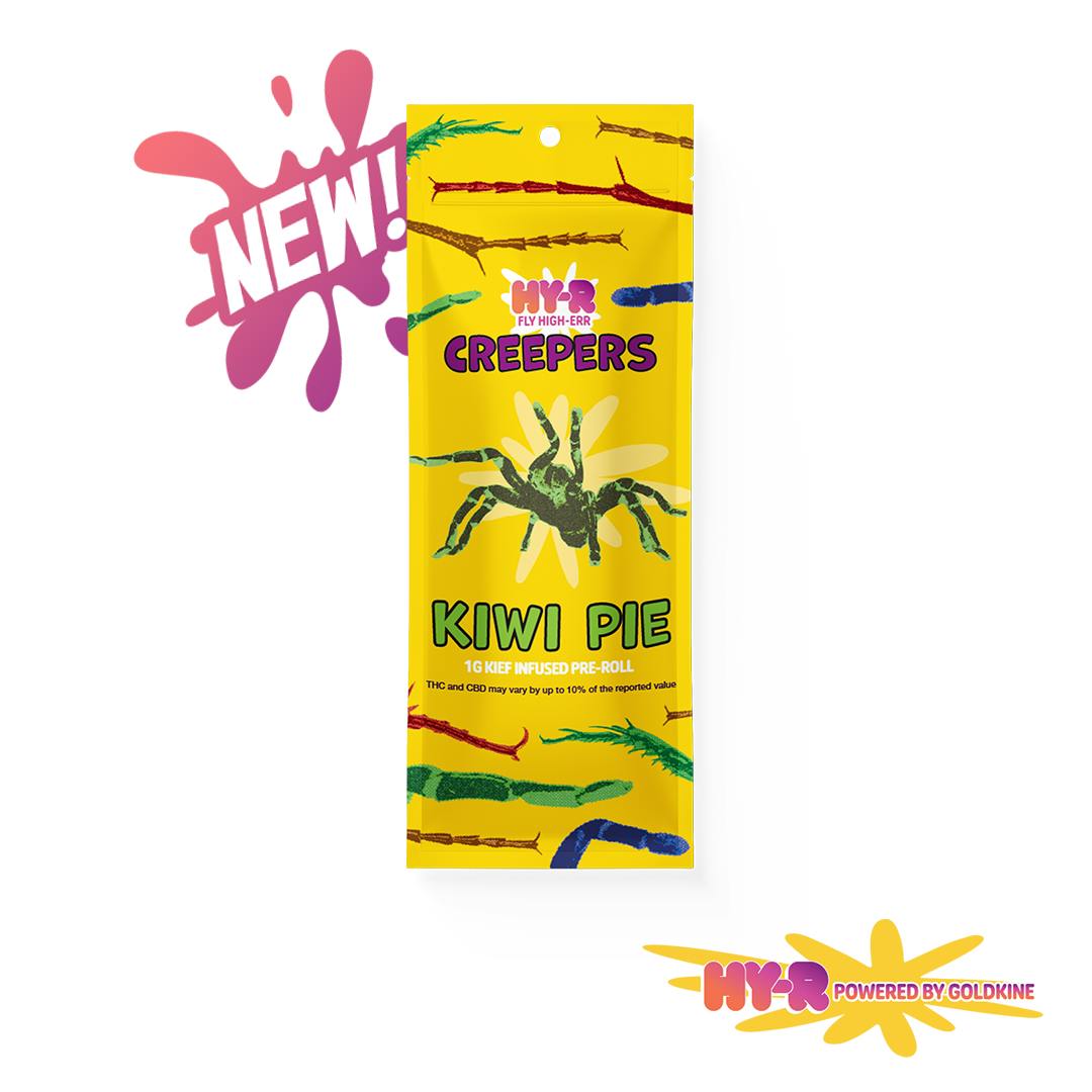 Hy-R Creepers 1G Infused Pre Roll | Kiwi Pie by Goldkine