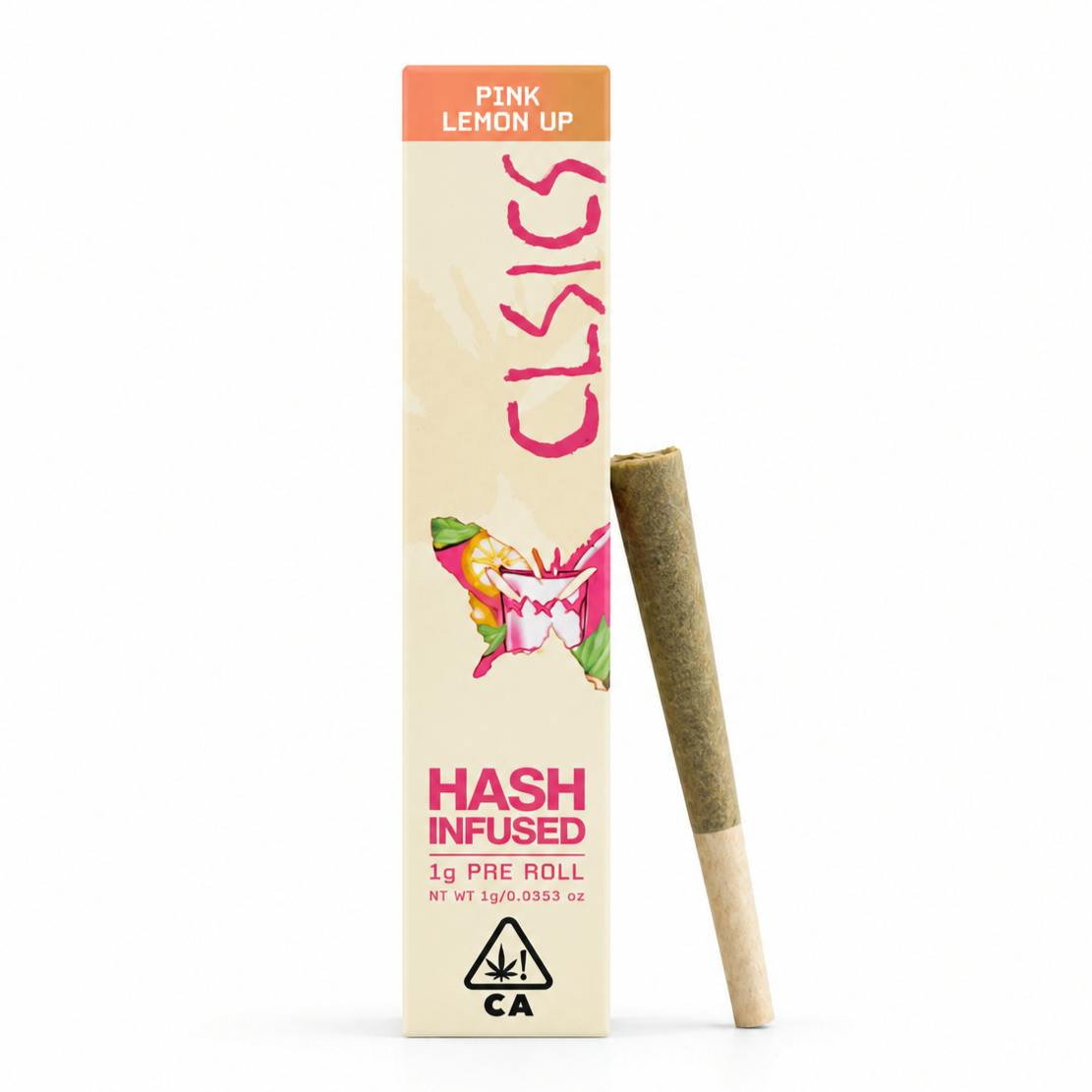 CLSICS Rosin & Rosin Infused Pre Rolls — Pink Lemon Up