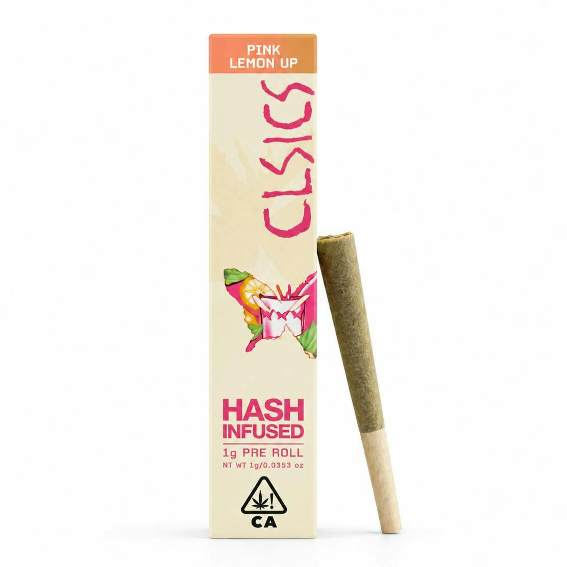 CLSICS Rosin & Rosin Infused Pre Rolls — Pink Lemon Up