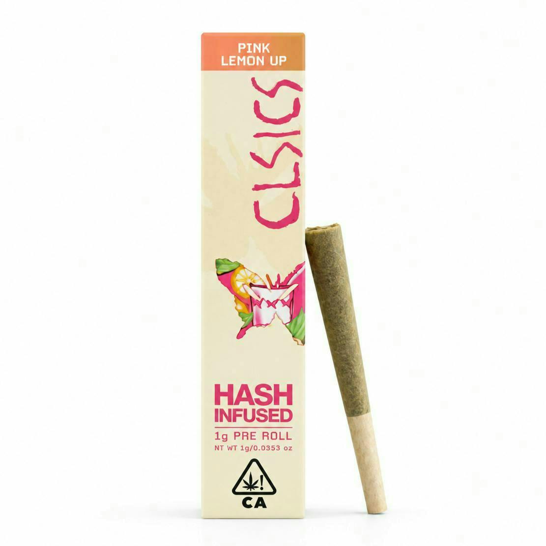 CLSICS Rosin & Rosin Infused Pre Rolls — Pink Lemon Up