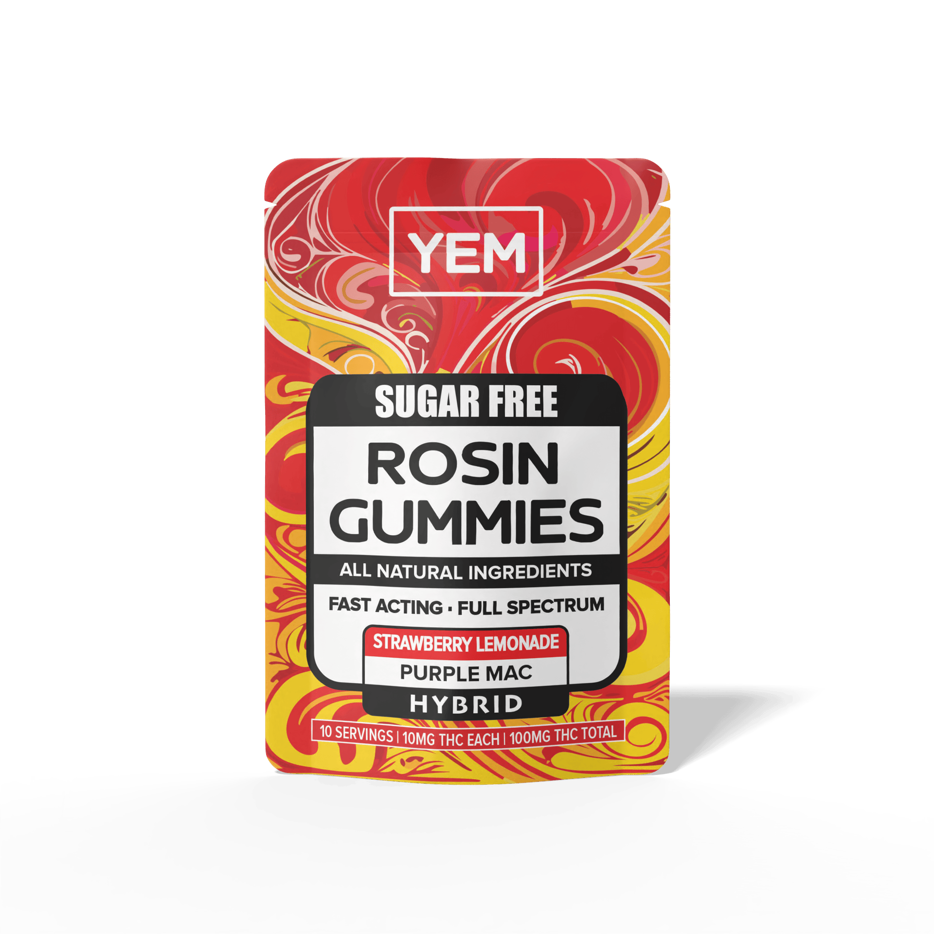 Rosin Gummies Hyrbid Strawberry Lemonade