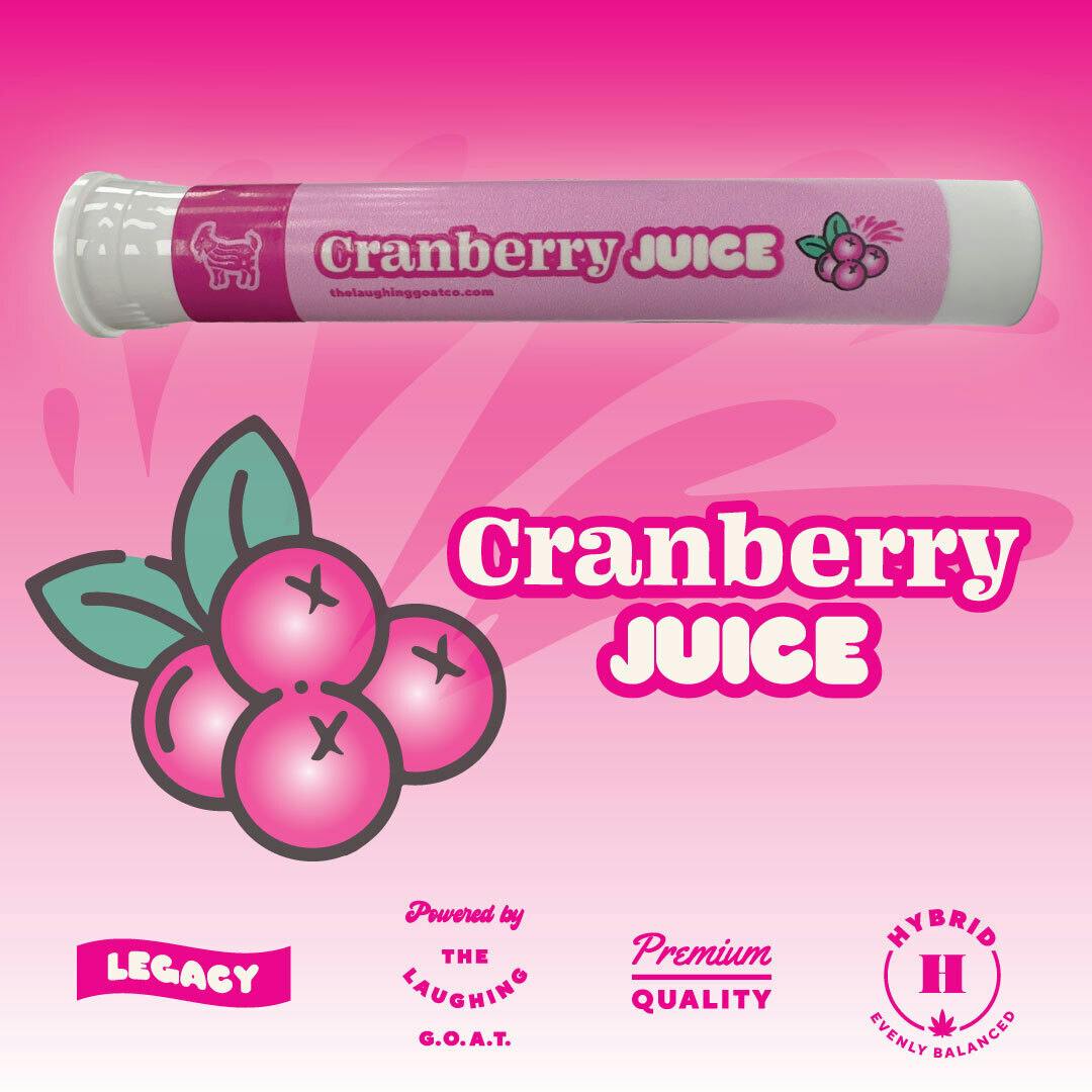 CRANBERRY JUICE - 1G PRE ROLL by The Laughing Goat