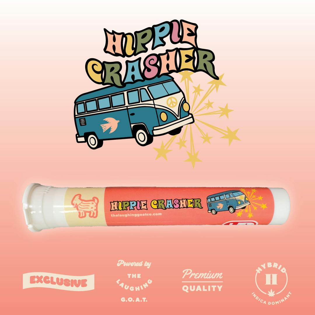 HIPPIE CRASHER - 1G PRE ROLL by The Laughing Goat