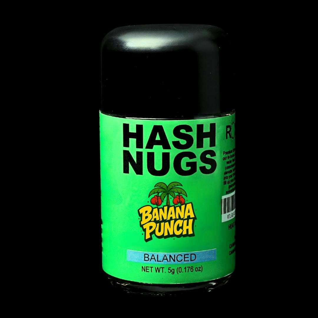 Rosin Tech Labs | Hash Nugs | Balance | Banana Punch | Infused Flower | 5g