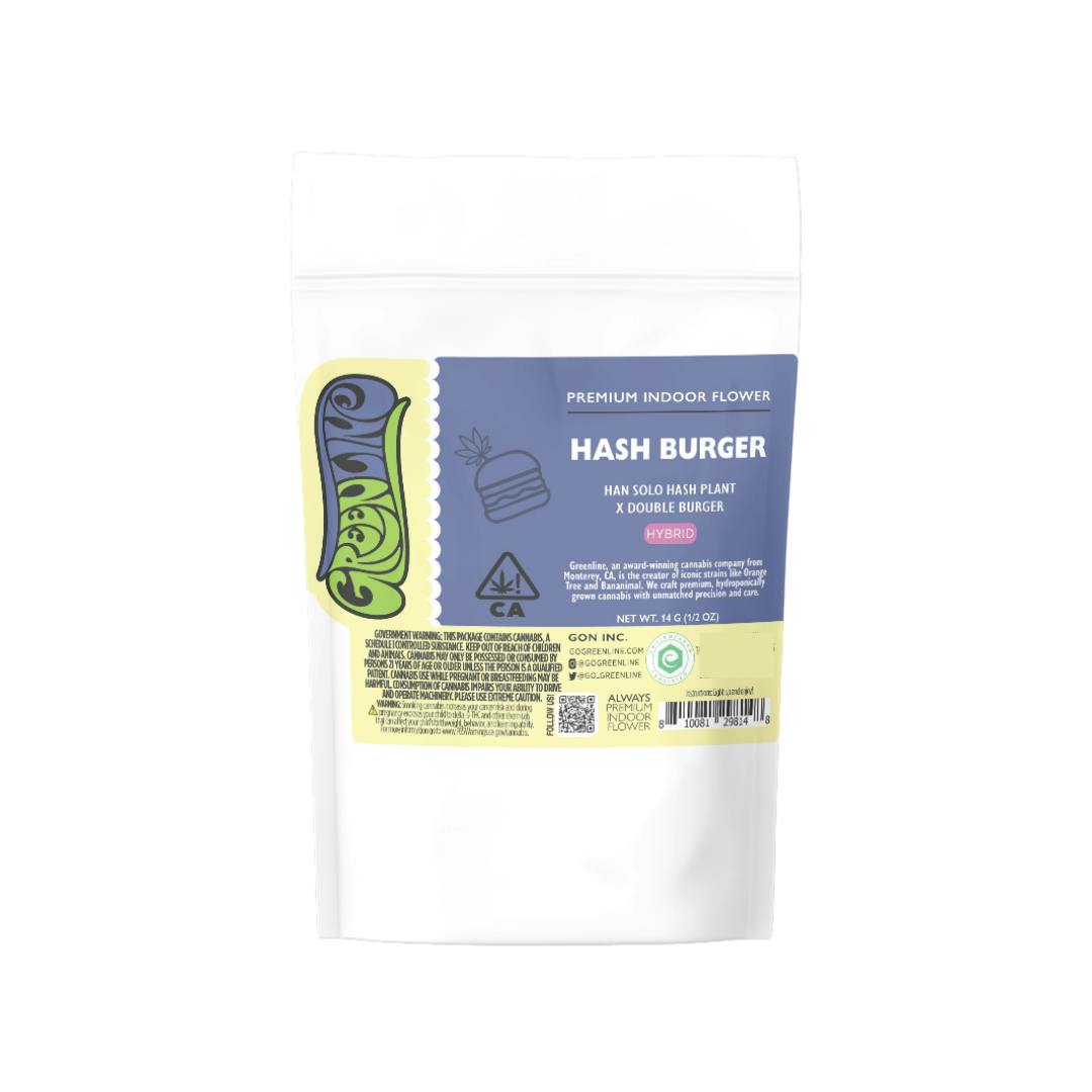 Greenline: Hash Burger - 1/2 oz - Indoor - Hybrid - 14g