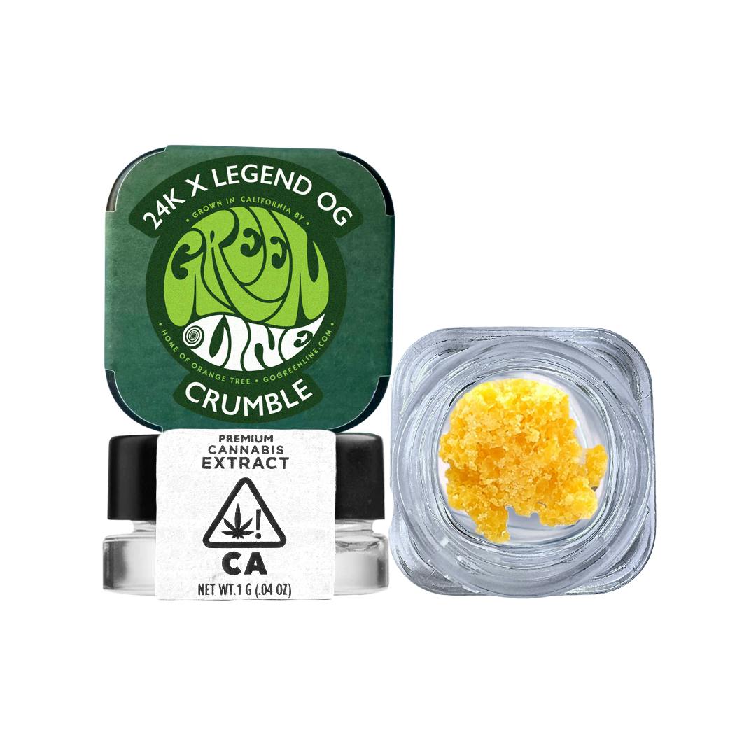 24K X Legend OG - Crumble - Extract - Indica - 1g
