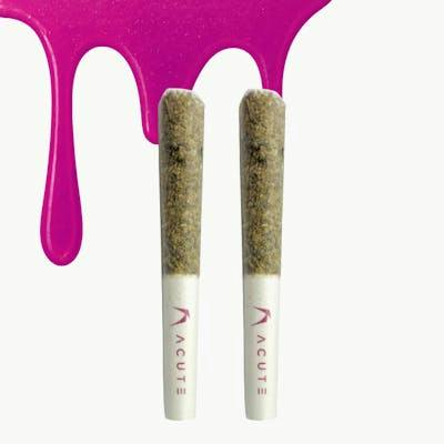 Acute | Blue Raspberry | 2pk Juiced Pre-Rolls (1g total)