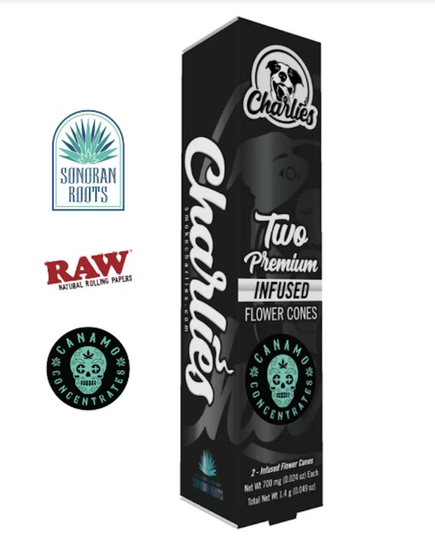 Charlies - Grape Durbz x Grape Durbz Resin Infused Pre-Roll 1.4g 2pk