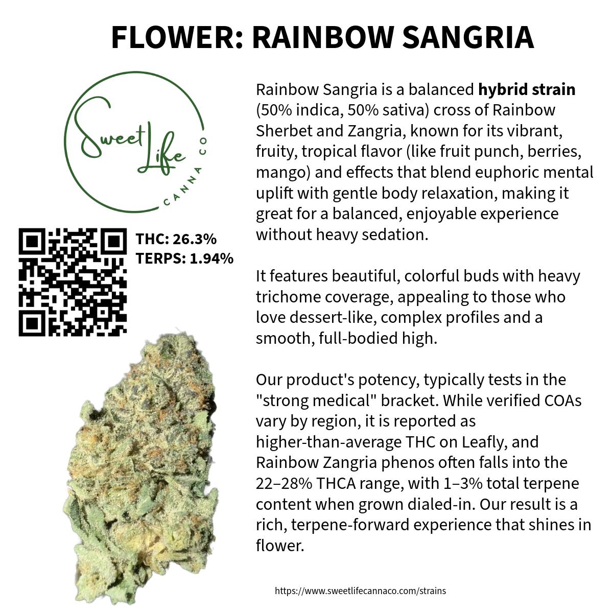 Rainbow Sangria Gram Bag