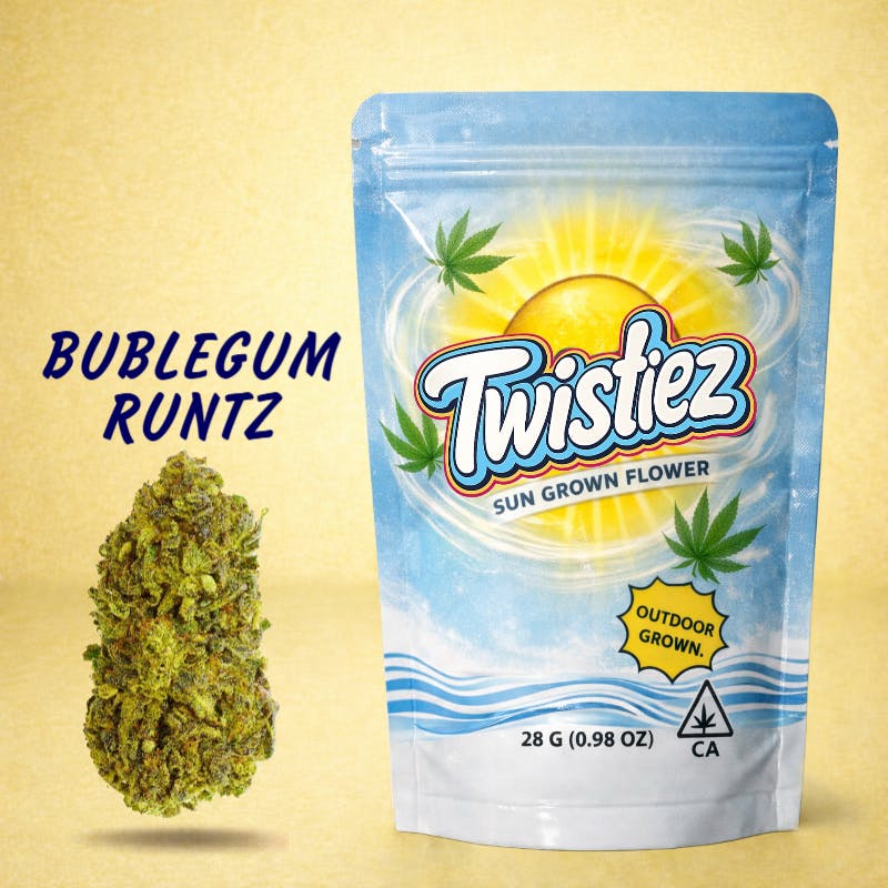 Bublegum Runtz - SunGrown Flower - 28g - Hybrid - New Drop