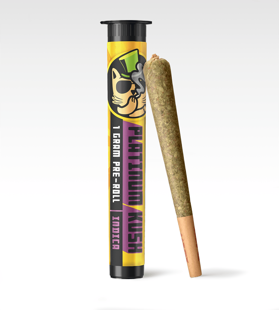 El Gato 1g Preroll - Platinum Kush