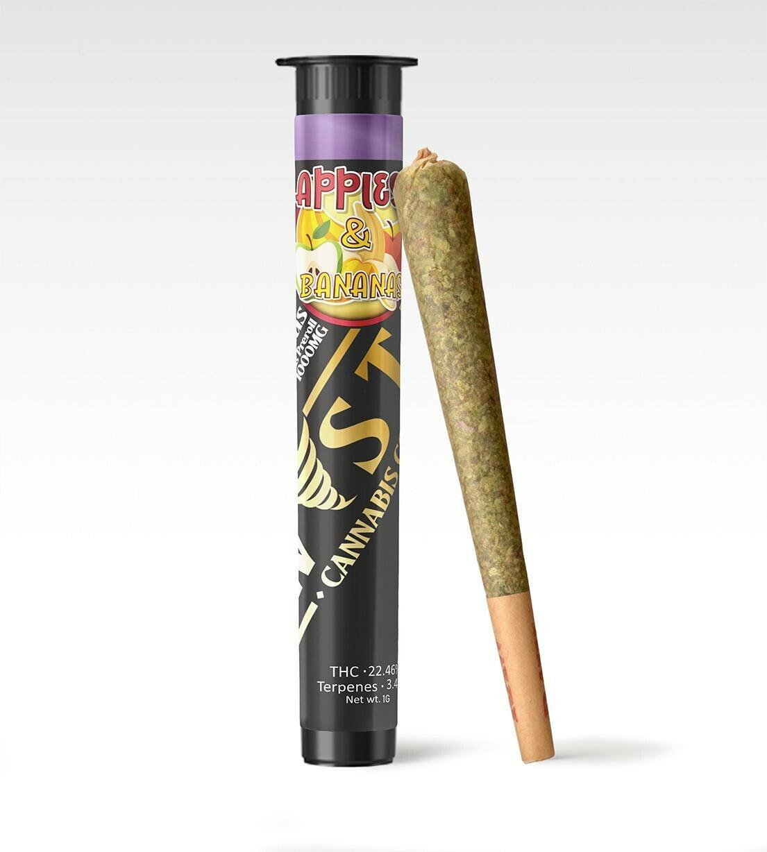 Twisted Preroll 1g - Apples and Bananas