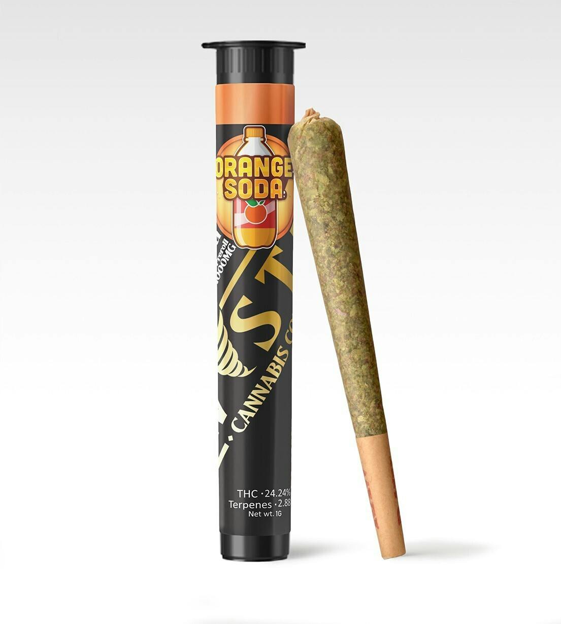 Twisted Preroll 1g - Orange Soda